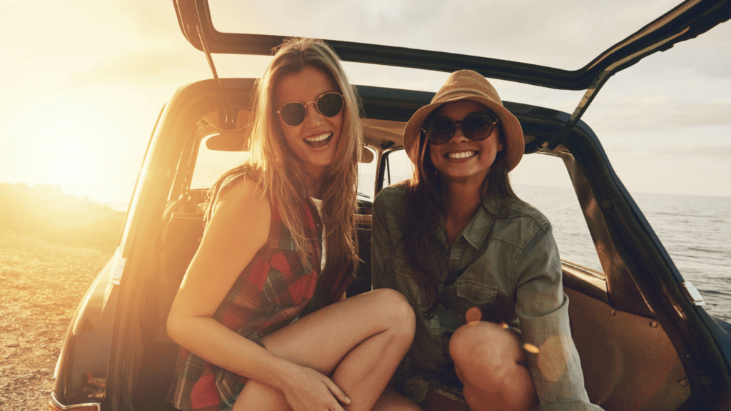 Friends helping each other