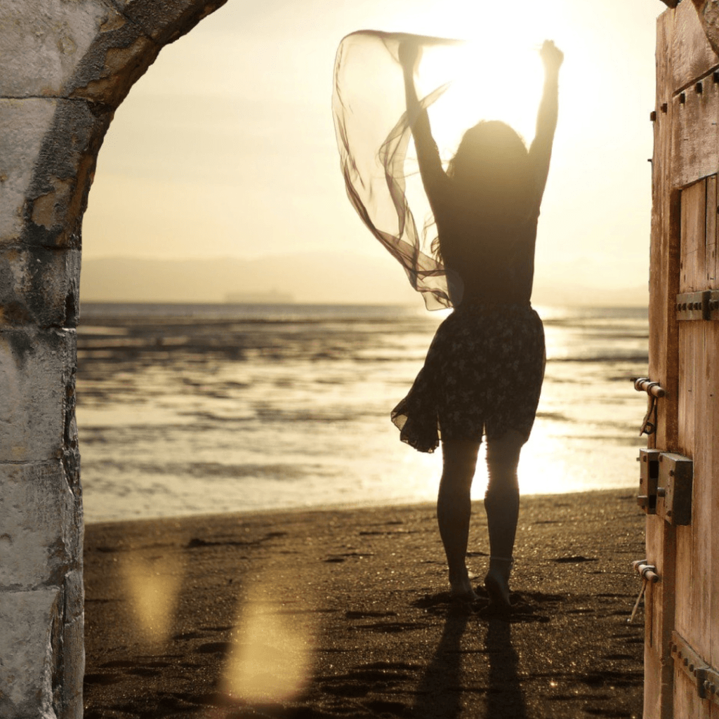 Joyful woman