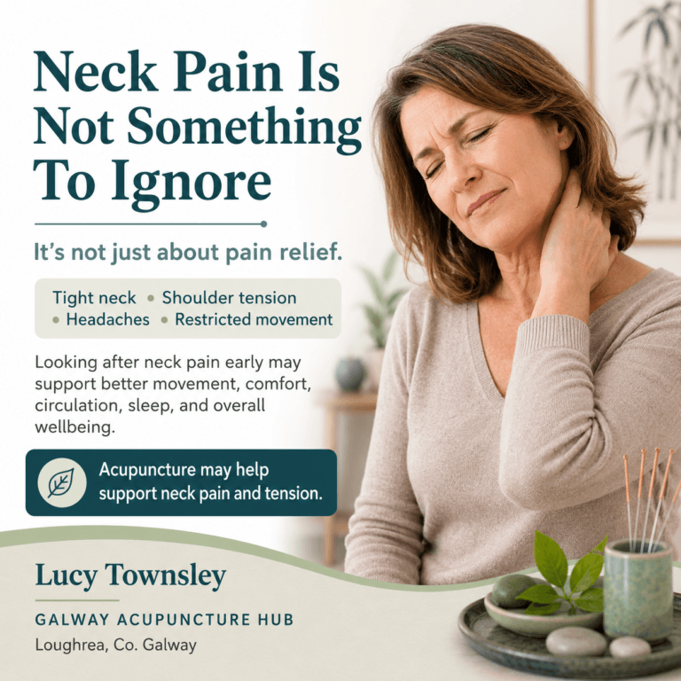 Acupuncture for Neck Pain in Loughrea, Galway