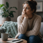 anxious person
